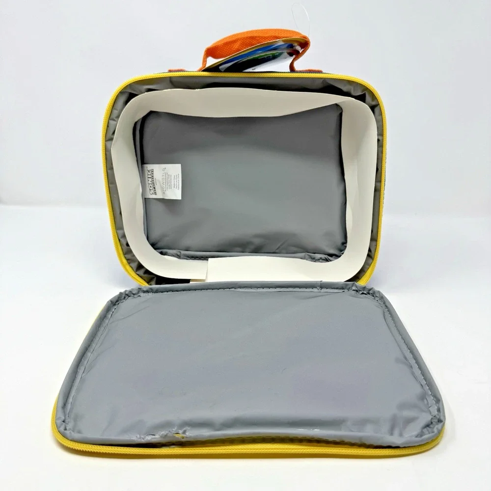NWT Sonic The Hedgehog Rectangle Lunch Bag 9.5x8x3